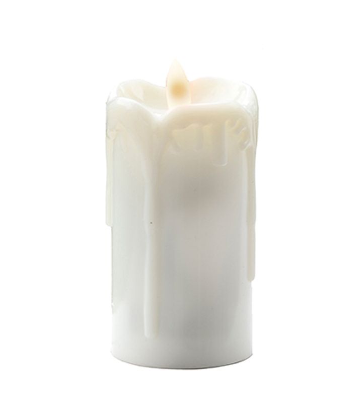 Led-kubbelys med 3D flamme.