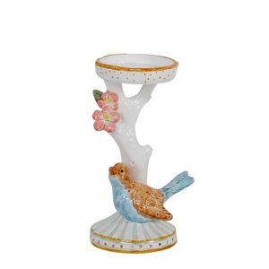 Hovedbilde Kubbe lysestake, Retro, Hvit ...